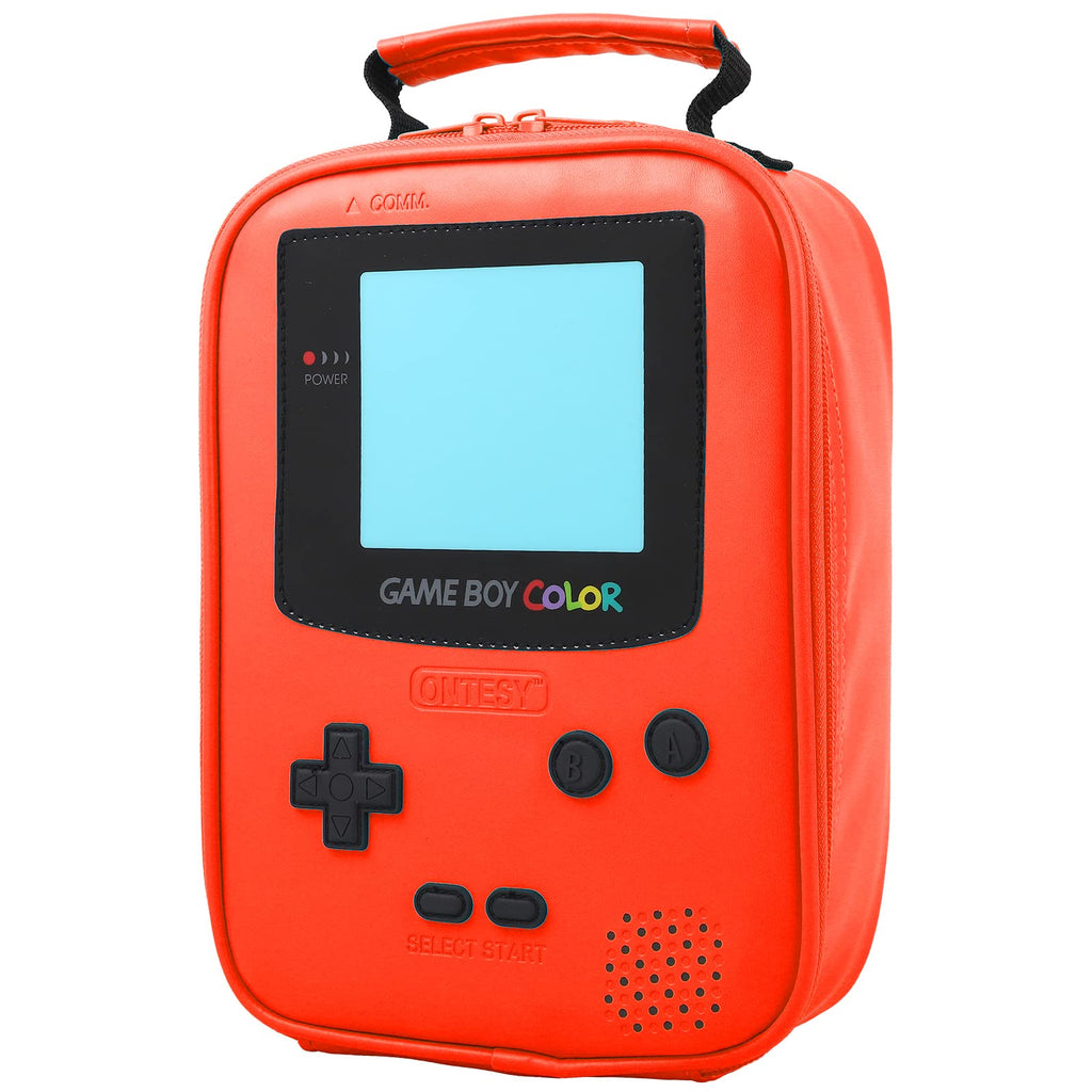 ONTESY Game Lunch Box Waterproof Leather Lunch Bag Thermal Insulated container