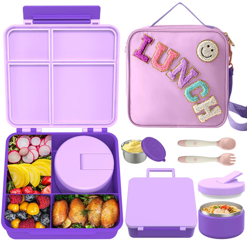 Aimsnk Kids Leakproof Bento Lunch Box Set