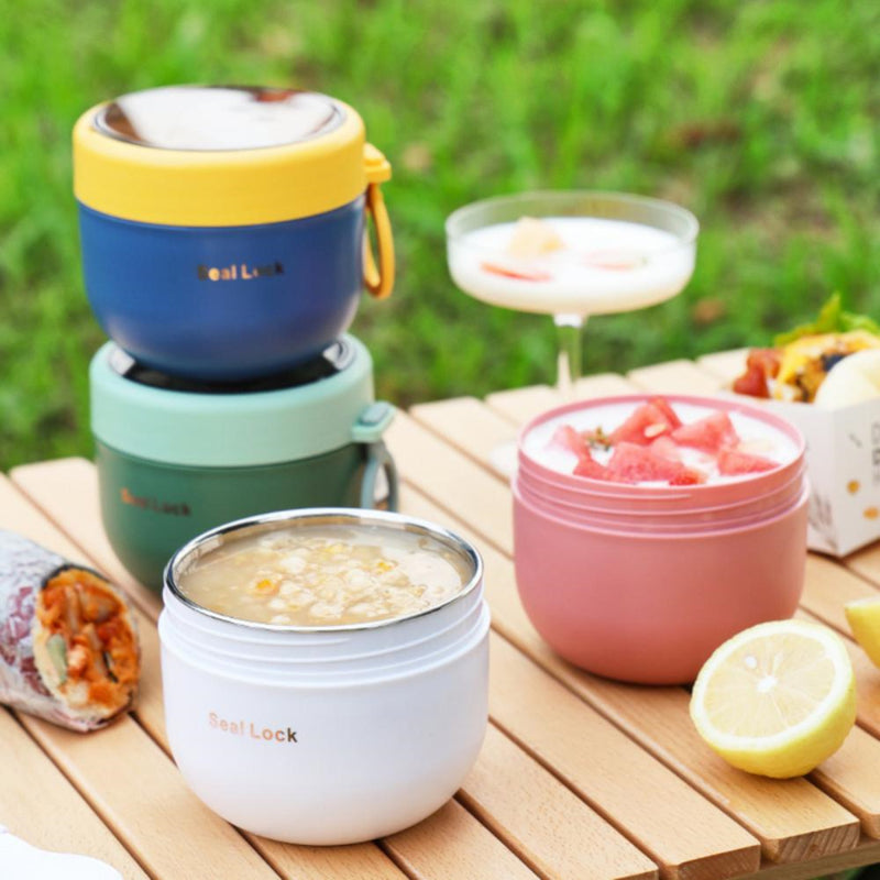 600ml Mini Portable Thermal Lunch Box Food Container