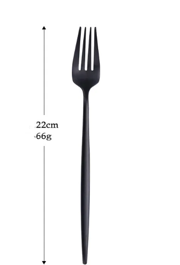Solid Color Stainless Steel Cutlery Set