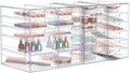 Sorbus Makeup Organizer With 22 Drawers Acrylic Drawer Organizer for Makeup Office Organization and Storage Art Supplies Jewelry Stationary - 4 Pcs Clear Stackable Storage Bins Organizer Drawers