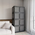 4 Packs Of Clear Stackable Storage Bins