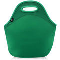 LOVAC Neoprene Lunch Bag Thick Insulated Lunch Bag - Durable & Waterproof Lunch Tote With Zipper For Outdoor Travel Work (Green)