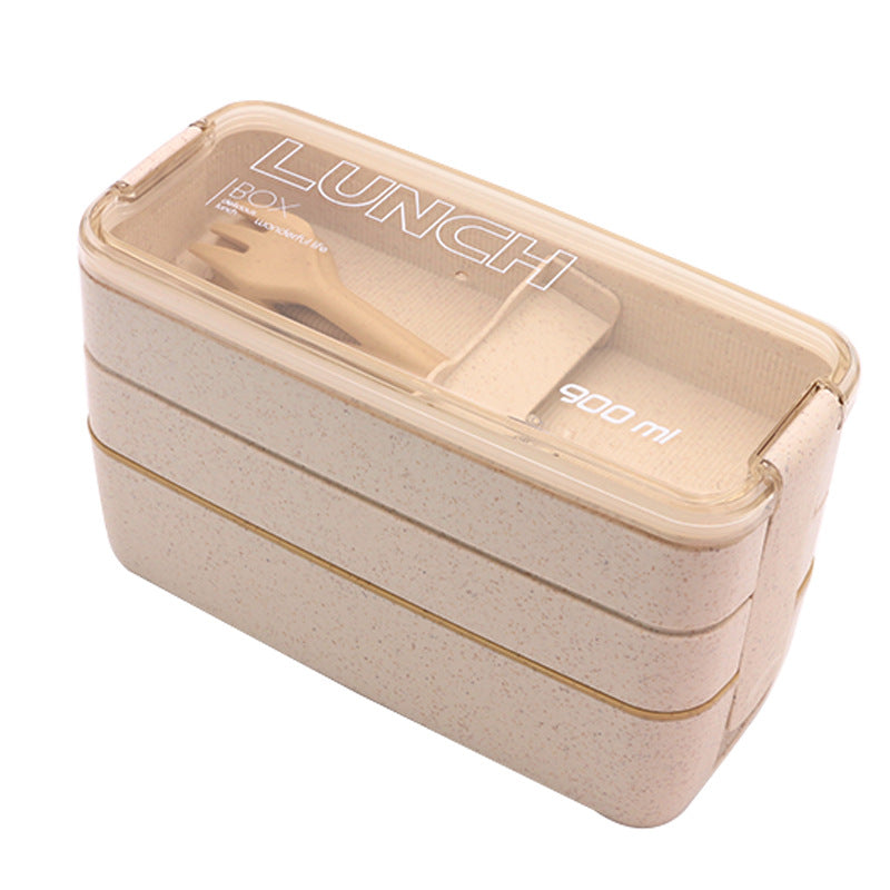 Three-Tier Lunch Box, Food Container, Bento Box