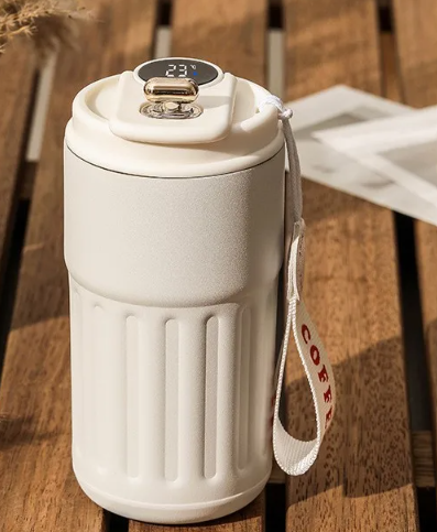 Smart Stainless Steel Thermal Bottle, 450ml