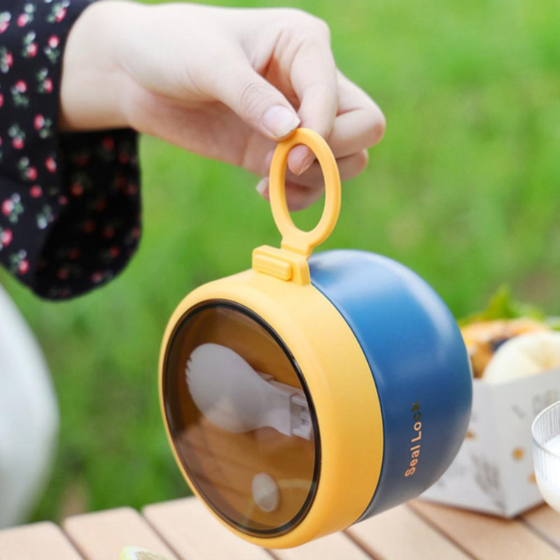 600ml Mini Portable Thermal Lunch Box Food Container