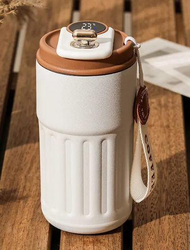 Smart Stainless Steel Thermal Bottle, 450ml